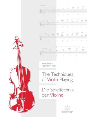 cover image of The Techniques of Violin Playing / Die Spieltechnik der Violine